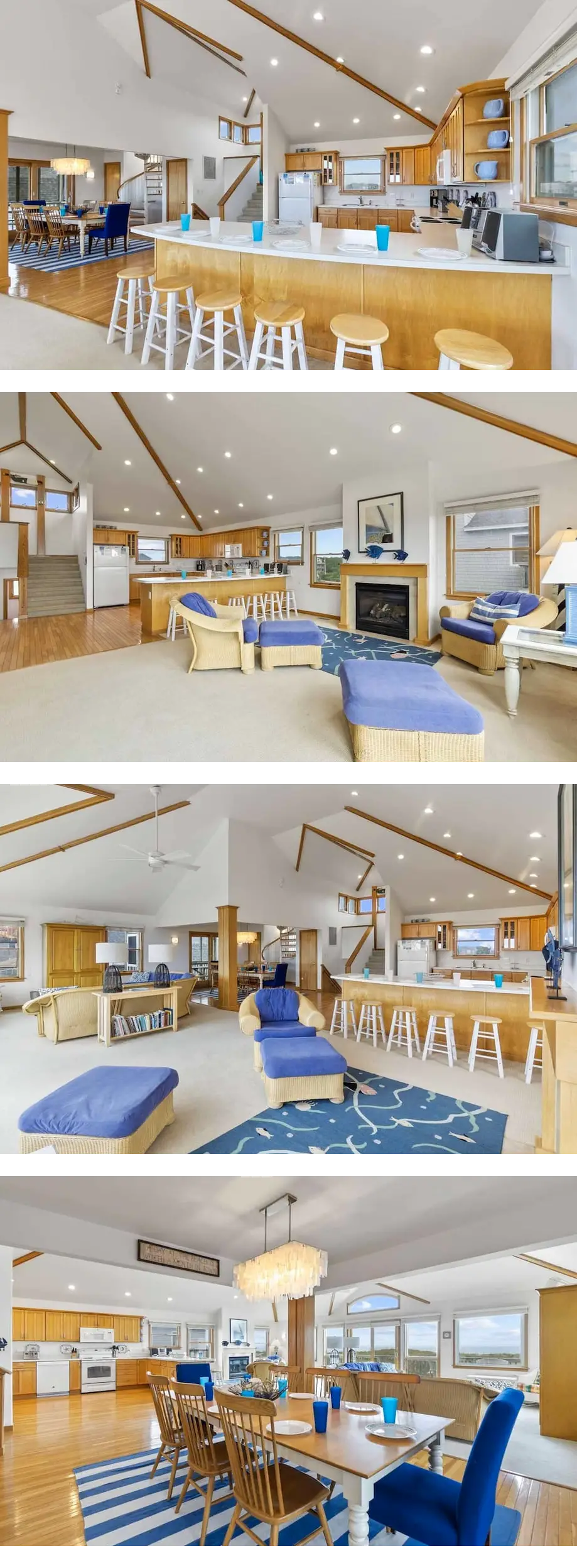 Oceanfront Home in Waves with Hot Tub, Grill, and Screened Porch