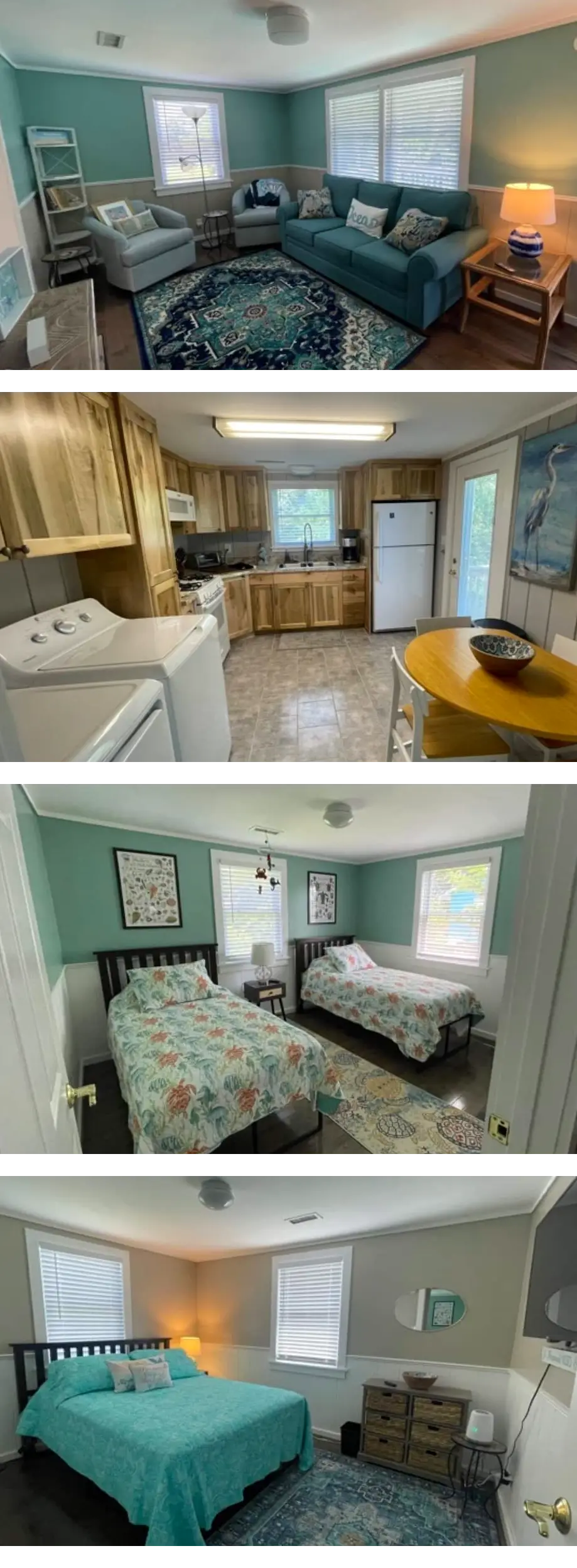 Quiet 2 bedroom Frisco cottage, less than a mile from the beach!