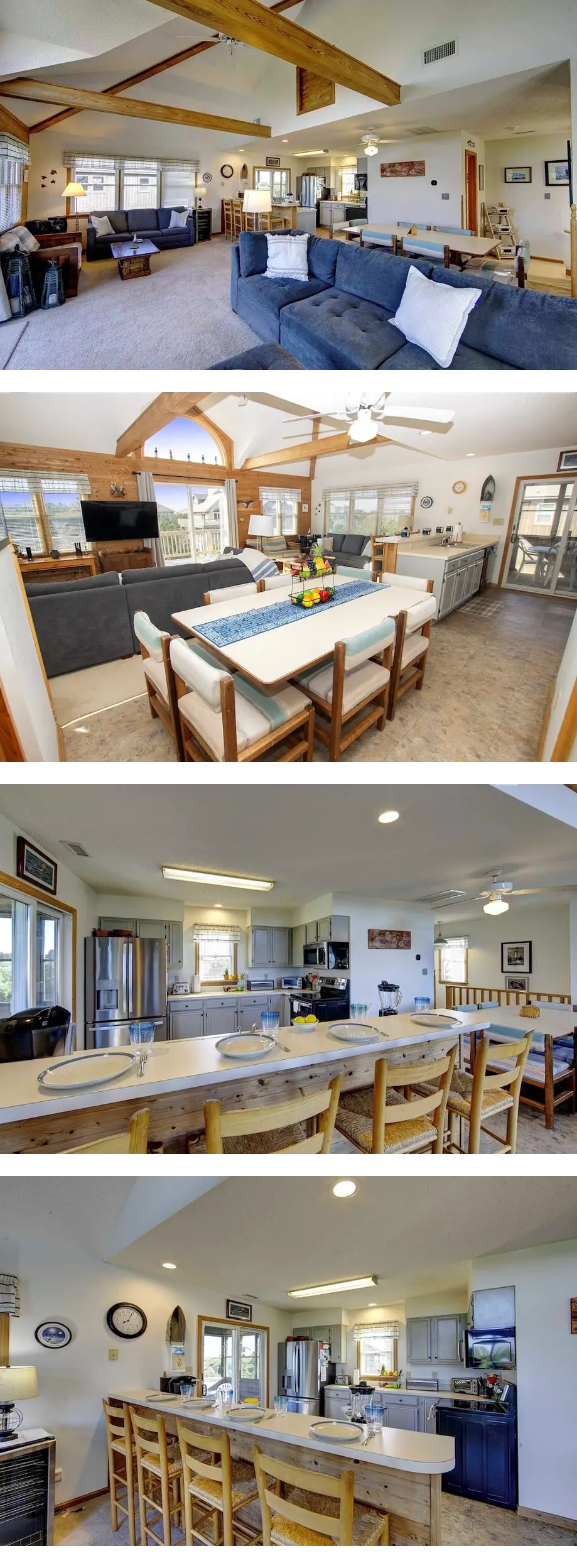 Oceanside, Steps to the Beach, Screened in Porch, Ocean and Sound Views